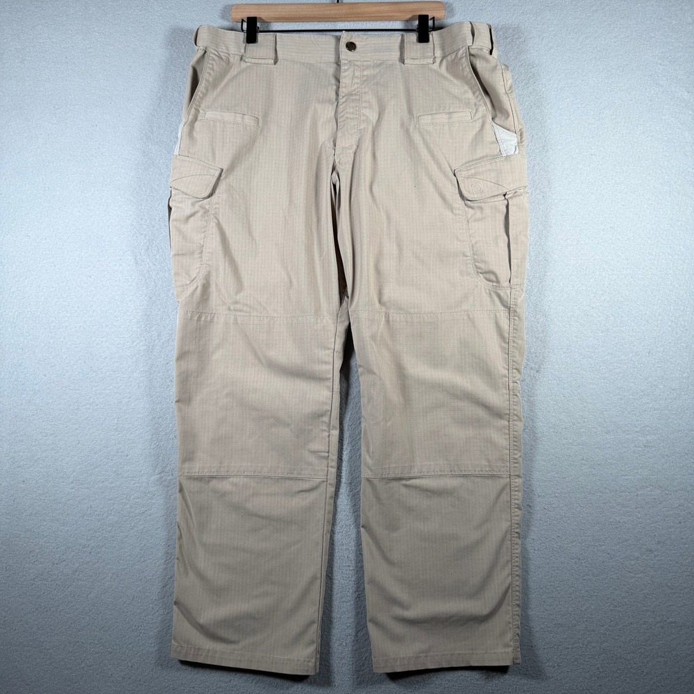 5.11 Tactical Taclite Pro Pants Mens 36x29 Khaki Tan Ripstop Cargo 74369-055